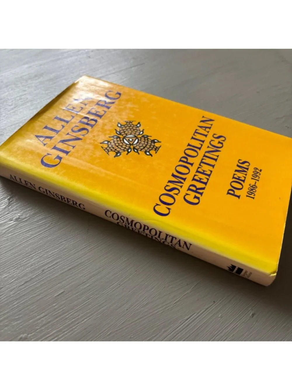 Cosmopolitan Greetings Allen Ginsberg Poems 1986-1992 Hardcover Book 1st Edition